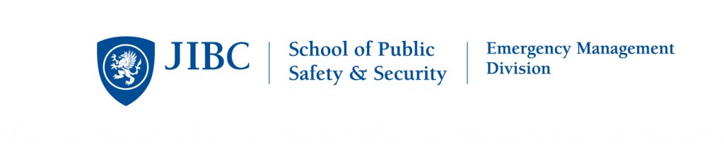 Justice Institute of British Columbia - School of Public Safety and Security - Emergency Management Division Logo Blue